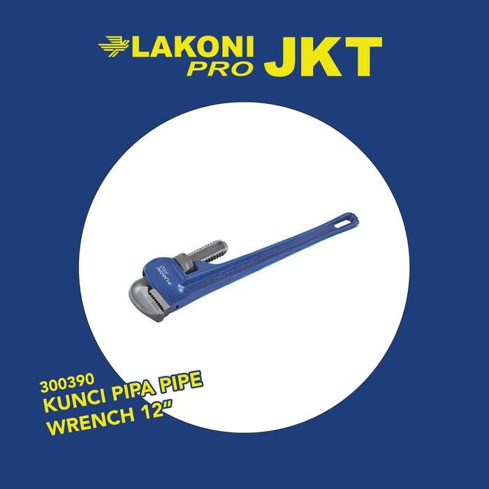 300390 Lakoni Pro Kunci Pipa Pipe Wrench 12"
