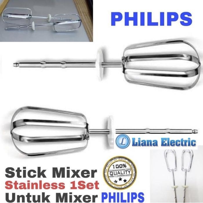 Stik Mixer / Spiral Stik Mixer / Pengaduk Adonan Wadah Mixer Philips