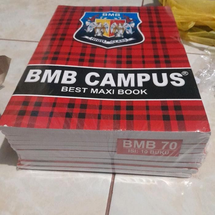 

Buku Tulis Bmb Boxi 70 Lembar (Isi 10 Buku)
