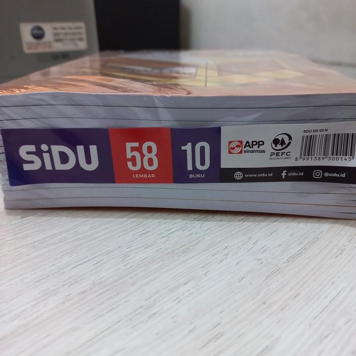 

Terlaris! Buku Tulis Sidu 58 Lembar 1 Pak Isi 10 Buku (Gambar Random)
