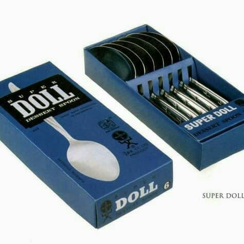 PROMO SENDOK MAKAN ASLI SUPER DOLL STAINLESS