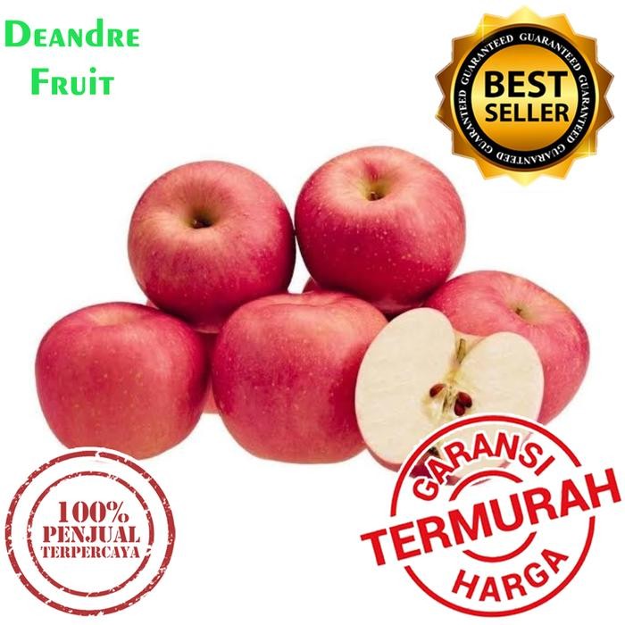 

NATURE- Promo Murah 1Kg Apel Fuji Import Premium Manis Garing