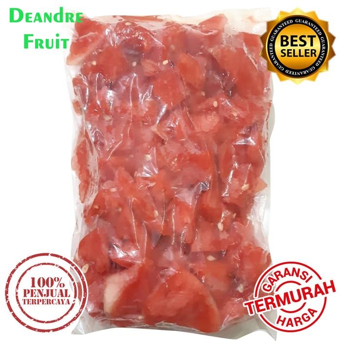 

NATURE- Promo Buah Beku Semangka Tanpa Biji Frozen Watermelon 1Kg Seedless