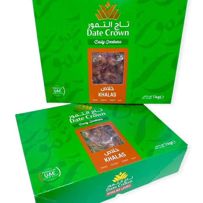 

NATURE- Kurma Khalas Date Crown 1 Kg Jaminan Original