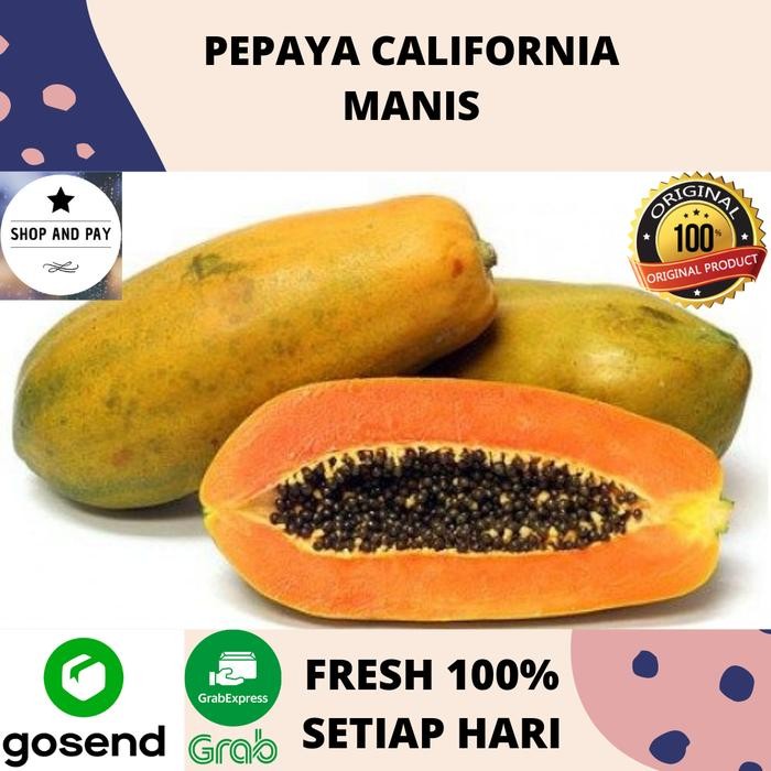 

NATURE- Pepaya California Papaya Super Fresh Segar Manis Per Pcs