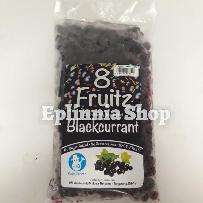 

NATURE- Buah Beku 8 Fruitz Blackcurrant 500 Gr - Buah Blackcurrant Frozen