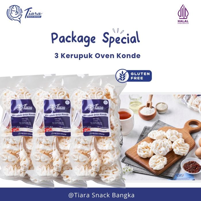 

DISKON Paket Kerupuk Oven Konde Tiara Snack Bangka/Kerupuk Oven READY STOCK