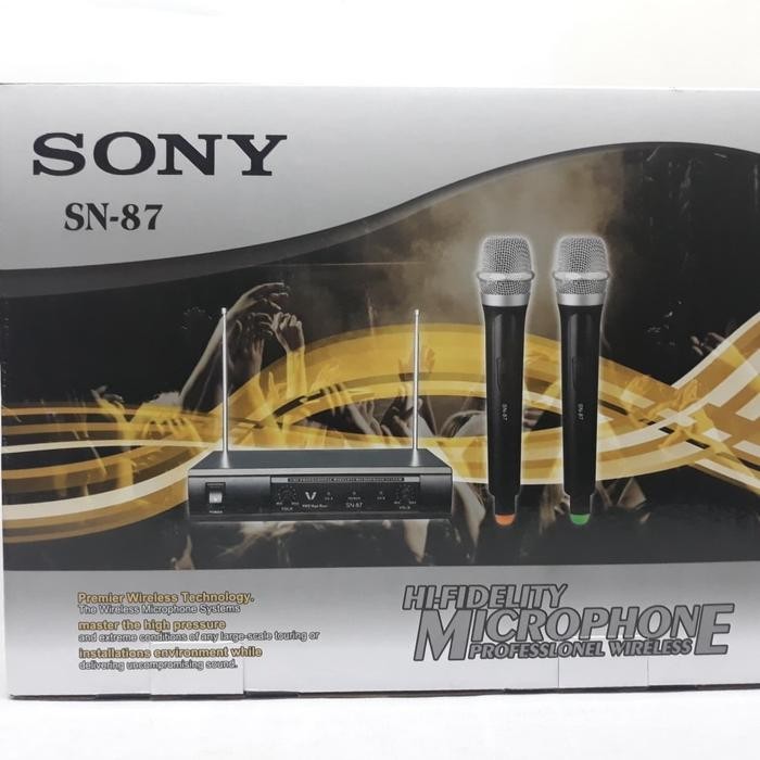 Mic Wireless Sony Sn-87 / Sn87 Microphone Wireless Handheld