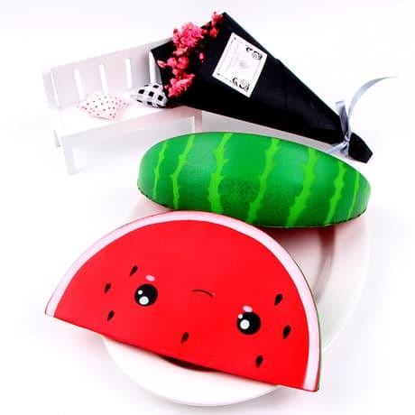 Jumbo Smiley Watermelon Squishy