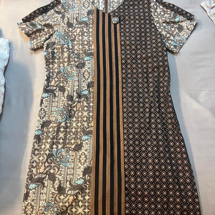 Dress wanita batik modern merk Batik Keris size XL