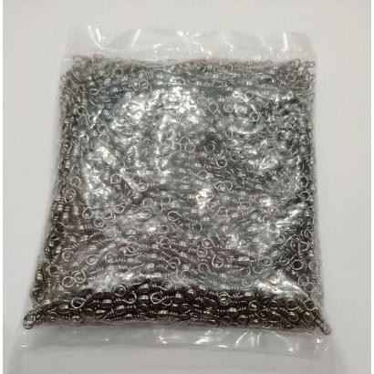 MURAH Kili - kili Pancing Barrel swivel INDIGO warna hitam isi per 1000 pcs