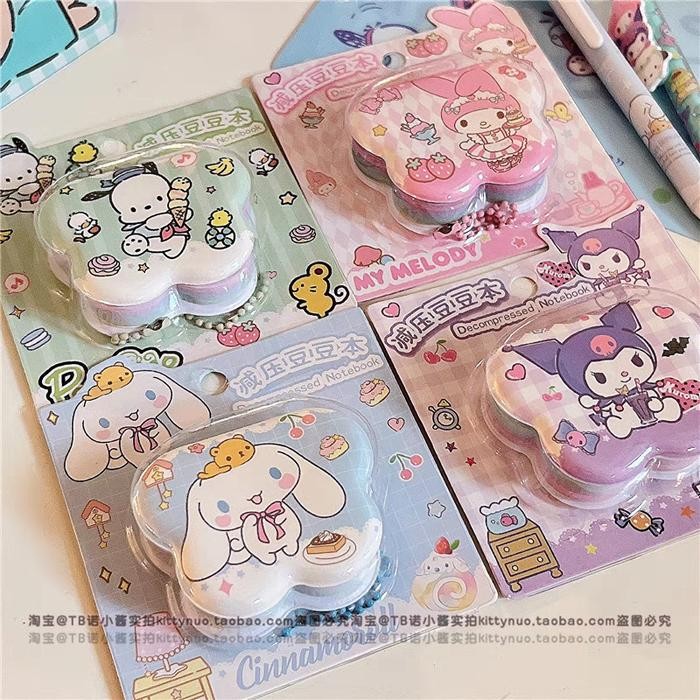 

Melayani Faktur Pajak! Notes Bubble Air Memo Sanrio / Buku Tulis Lucu Motif Sanrio
