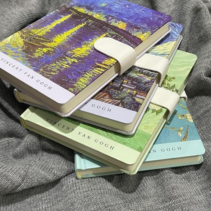 

Van Gogh Sketchbook A5 Blank Pages Notebook Journal Polos Aesthetic