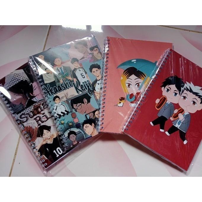 

Hot Sale! Notebook Spiral Custom A6 / Varian Mika Tebal - Isi 50 Lbr Buku