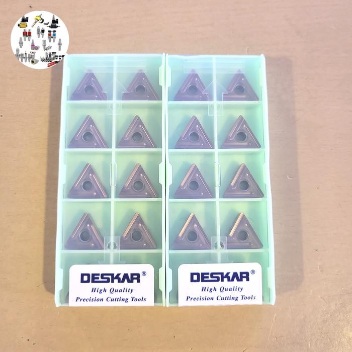 Berkualitas Insert Bubut Tnmg 160408 R Deskar Tnmg 160408 R Tnmg 16 Insert Segitiga Mata Bubut Tnmg