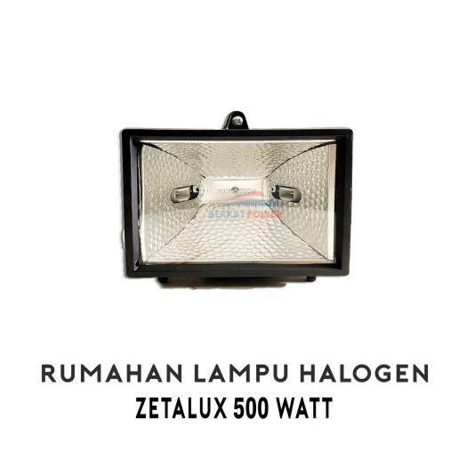 Rumahan Lampu Zetalux Halogen 500 watt Kap Lampu