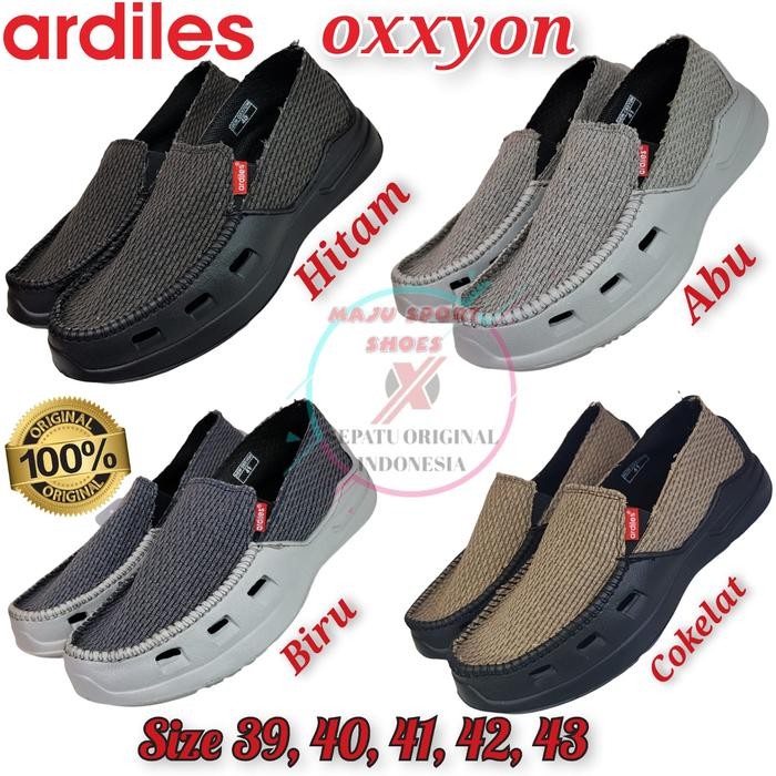 GENT.RIX- Ardiles New Oxxyon - Sepatu Slip On Ardiles Karung / Sepatu Slip On Phylon Pria