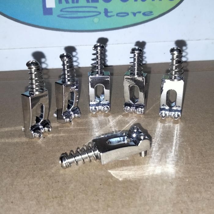 Promo Saddle Bridge Stratocaster Gitar Elektrik