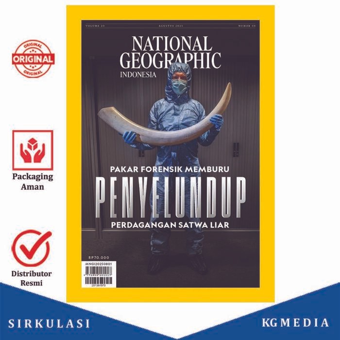 

National Geographic Indonesia Edisi Agustus 2025 - Pakar Forensik Memburu PENYELUNDUP Perdagangan