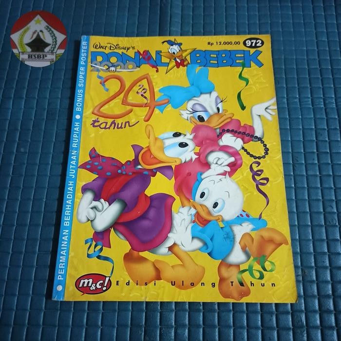 

majalah DONAL BEBEK EDISI ULANG TAHUN. no 972