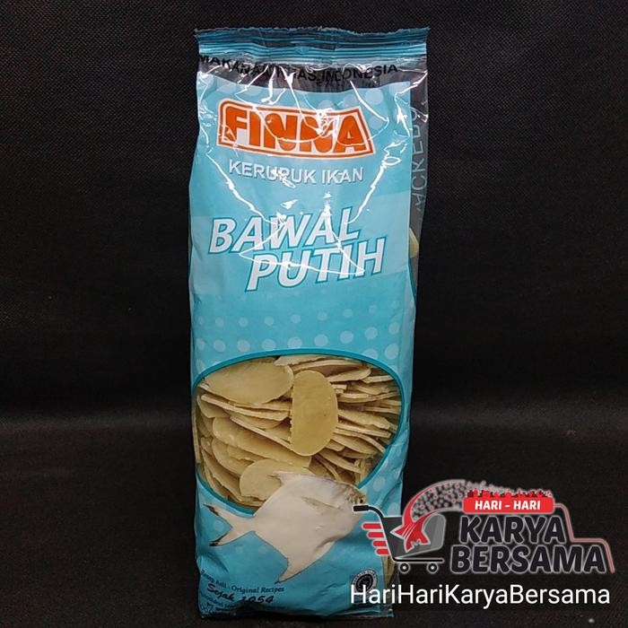 

TERLARIS FINNA KERUPUK IKAN BAWAL PUTIH 380GR READY STOCK