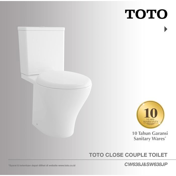 TOTO Closet CW638J/SW638JP Closet Duduk - Kloset - Kloset Duduk