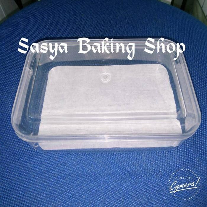 Toples Persegi Panjang / Toples Kue / Toples Plastik (250Gr) Isi 12Pcs -Gratisongkir