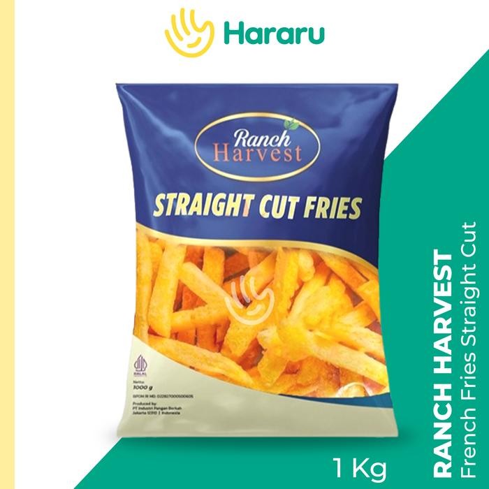

LUXEHEALTH- Ranch Harvest Kentang Goreng French Fries Straight Cut 1Kg
