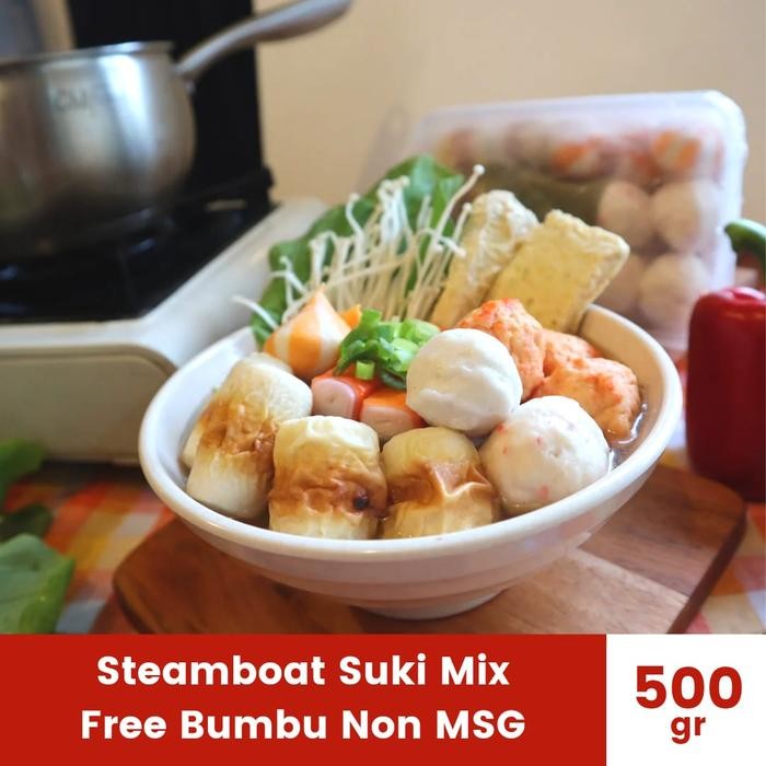 

LUXEHEALTH- Steamboat Suki Mix 500 Gram (Free Bumbu Non Msg)