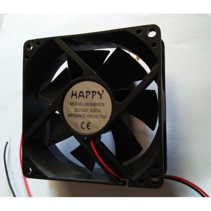 Fan DC 12V 8cm x 8cm / Kipas DC 12V 8cm x 8cm