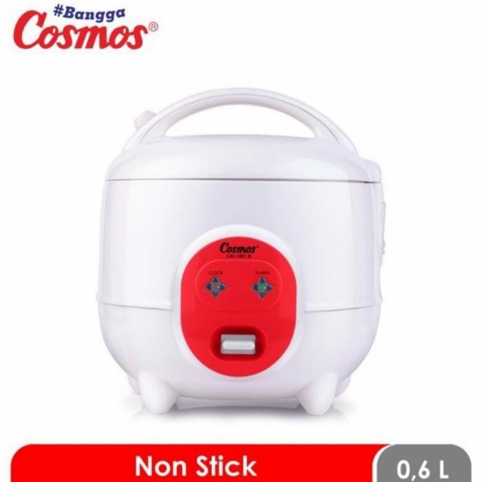 Rice Cooker Mini Cosmos 0.6 Liter Kecil Teflon Anti Lengket