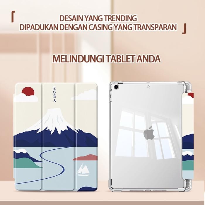 IPAD CASE FOR IPAD GEN 9 IPAD AIR 5 AIR 4 CASE MEMPUNYAI SLOT PEN IPAD GEN 10 CASE IPAD PRO11 COVER
