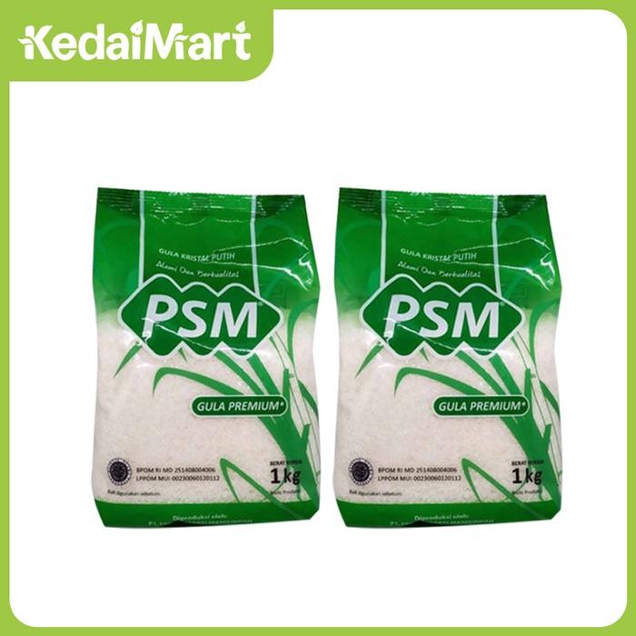 

KM Paket Bundling Gula Pasir Premium PSM 1 Kg x 2 Pcs