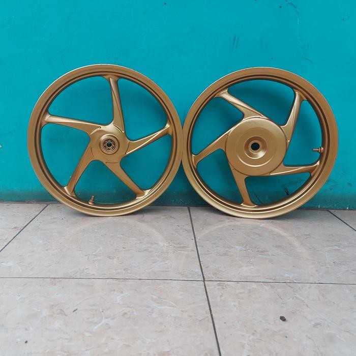 Velg racing beat karbu, vario 110 repaint gold Second Original copotan