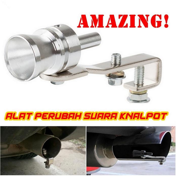 Alat Pengubah Suara Knalpot Mobil Menjadi Turbo Sound Exhaust Fake Turbo Whistler