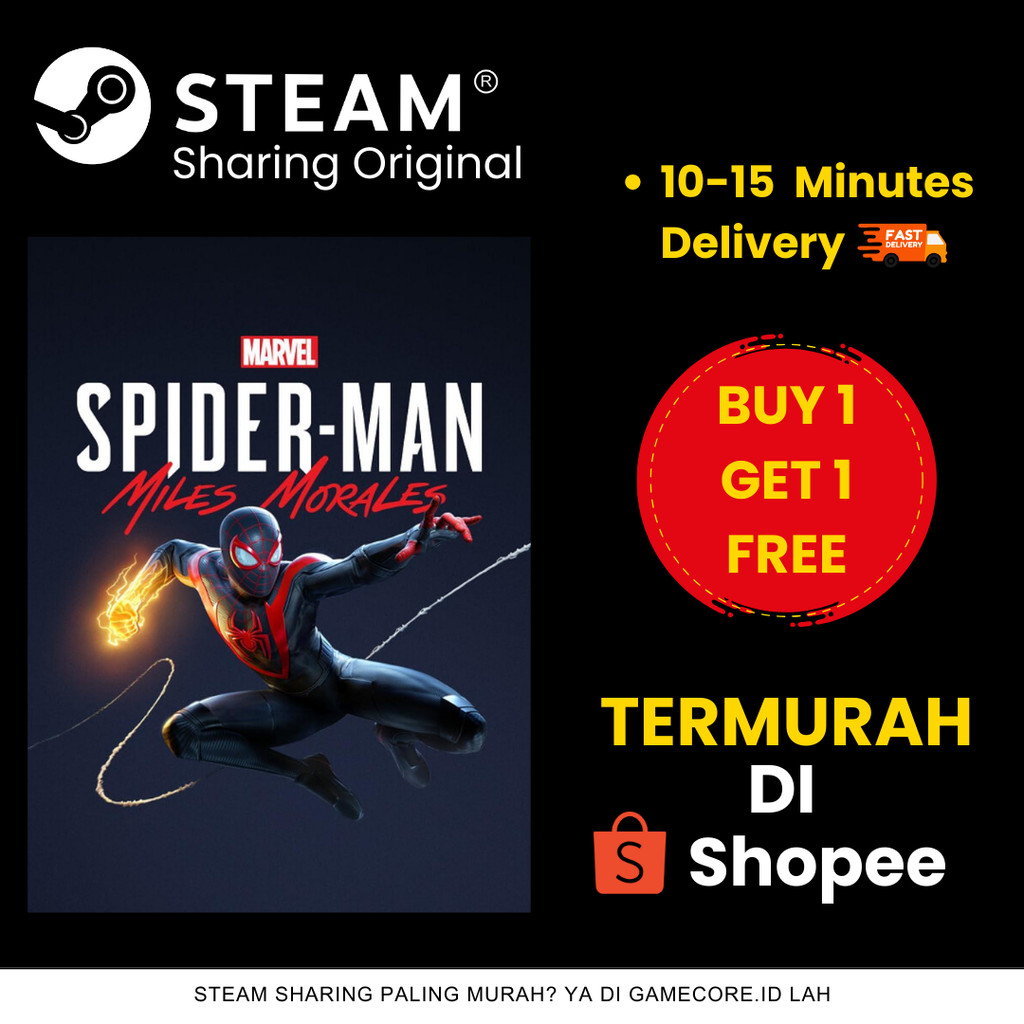 Spiderman Miles Morales PC ORIGINAL (all DLC merged)


