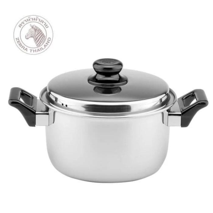 sauce pot 24cm zebra (160524) stainless SUS304 /panci stainless Steel Kitchenware