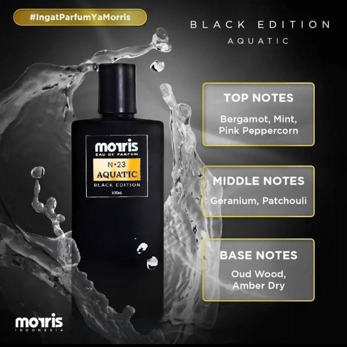 Parfum Morris Black edition Aquatic