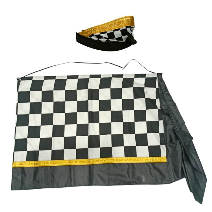 (Allthebest) Kain Poleng Adat Bali / Kain Poleng Bali / Kain Kotak Kotak Bali / Poleng Bali / Kain