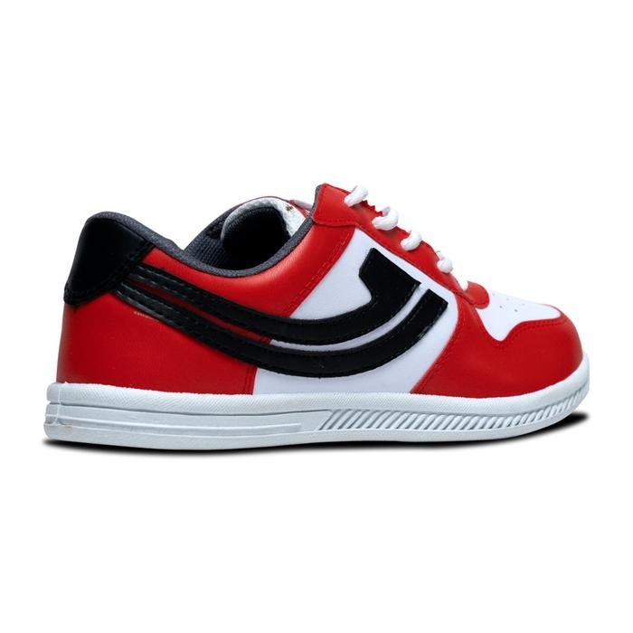 Sepatu Sneakers Johnson - Angkasa LC Red White Merah Putih Casual Shoes Pria