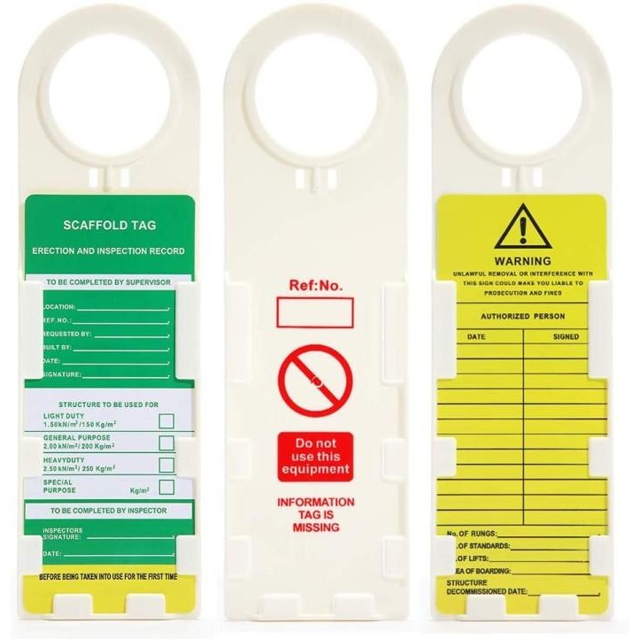 

Ready Scaffolding Tag Holder Diskon Aksesoris Kartu Pengenal