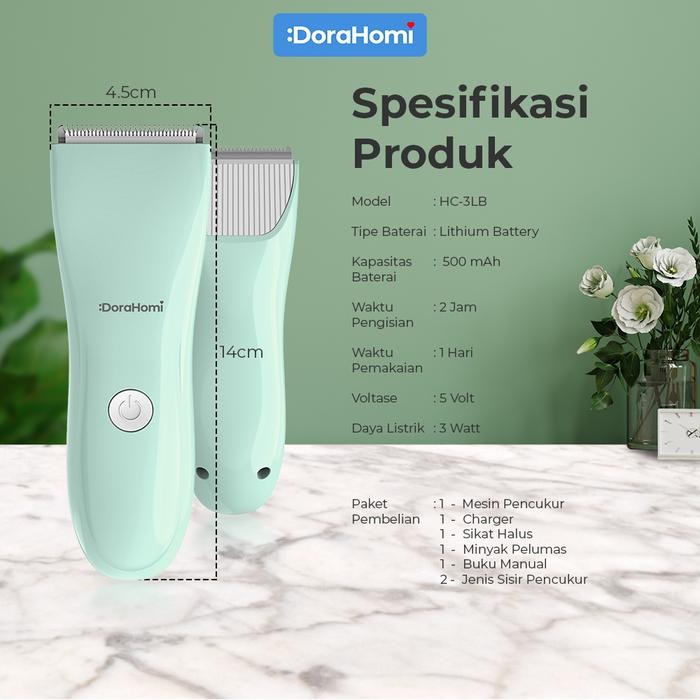 Remington Authorized - Alat Cukur Rambut Elektrik Portable Mesin Pencukur Jenggot Kumis Cas Baterai