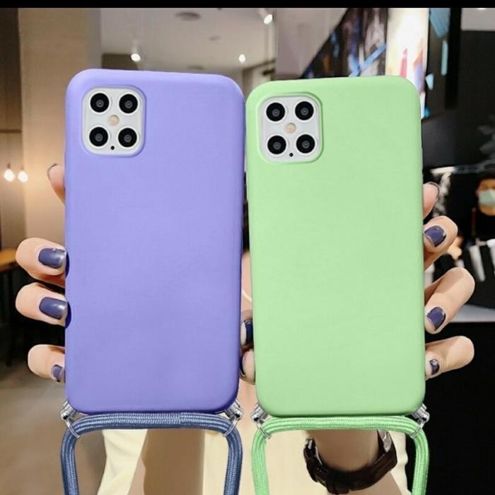 READY STOCK SAMSUNG S10/S10 PLUS/S10 LITE/A91 SILIKONE CASE LANYARD TALI SEWARNA