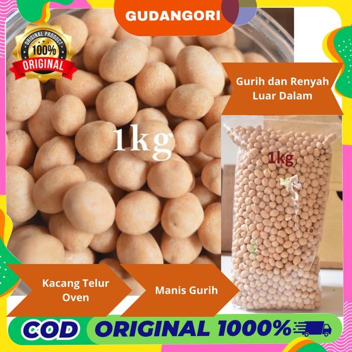 

Kacang Atom Kacang Telur Oven 1kg Cemilan Manis Gurih Kacang Telur Super Renyah