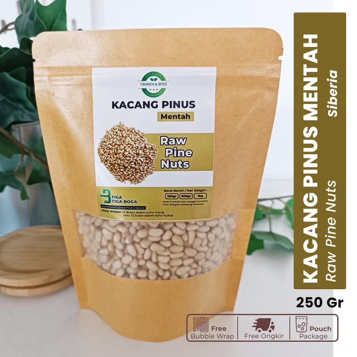 

Kacang Pinus Mentah / Raw Pine Nuts 250gr