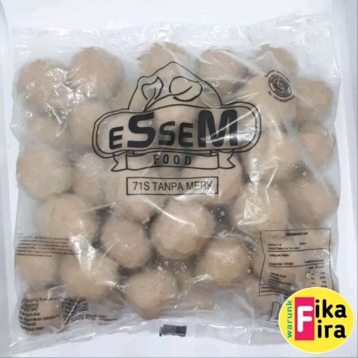 

Baru Bakso Sapi Essem Isi 50 Butir