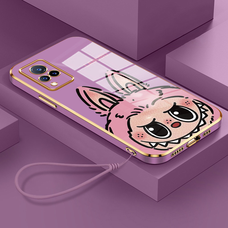 Casing Hp Untuk VIVO V21 4G V21 5G V21s 5G V21E V20 V20 SE Case Casing pola Plush lucu Kesing HP Ces