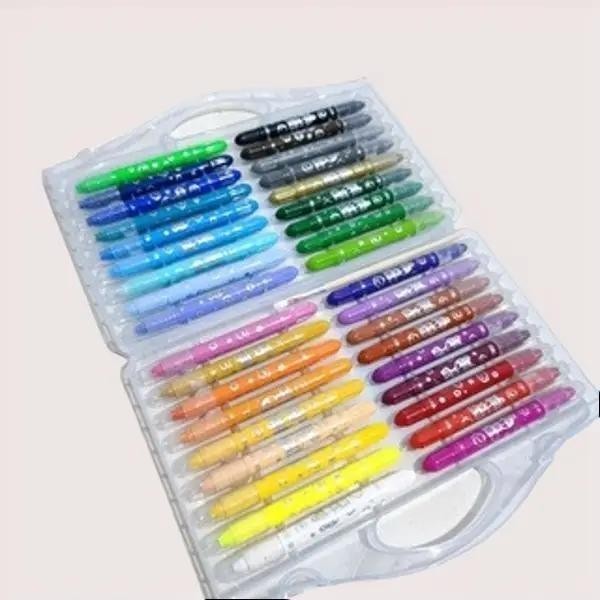 

Terbaru! Grasp Silky Crayon 12/24/36/48 Warna