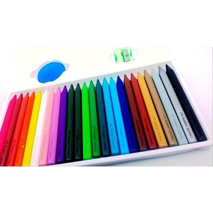 

Bisa E-Faktur! Faber Castell Erasable Crayon Set 24 Warna