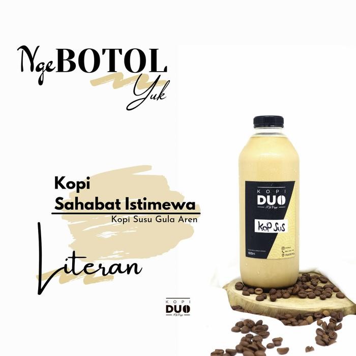 

Kopi Susu 1 liter Gula Aren Full Arabica